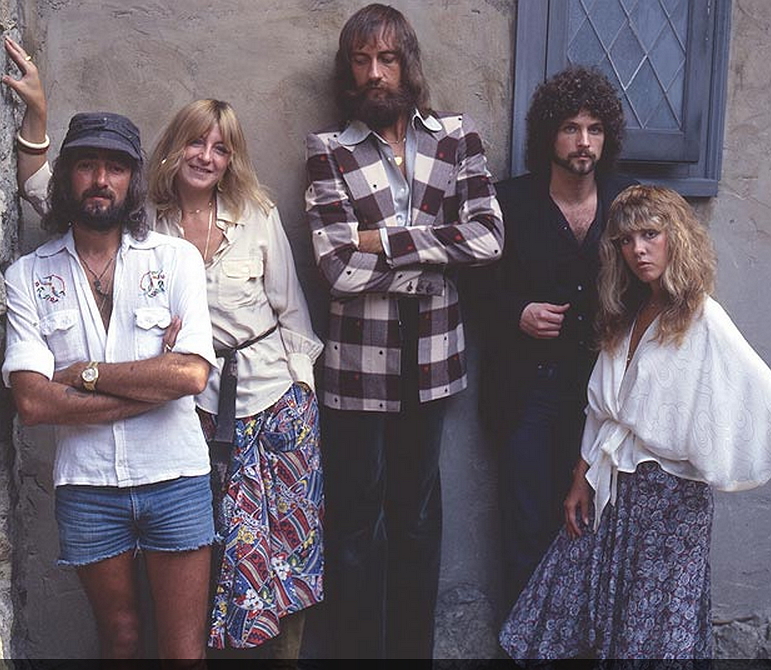 Back on the road ... Fleetwood Mac in their Seventies heyday