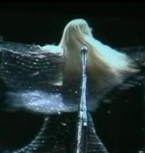 Stevie Nicks twirls during Stand Back