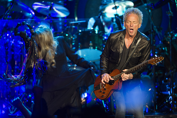 Stevie Nicks and Lindsey Buckingham rock "The Chain" at the Pepsi Center in Denver. (Photo: Daniel Petty)
