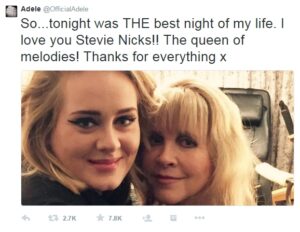 Stevie Nicks and Adele
