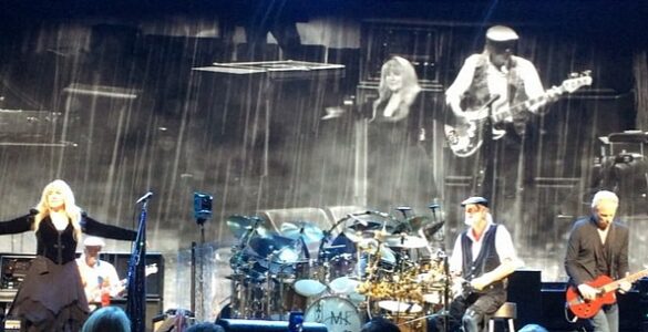 Fleetwood Mac performing onstage in Sydney, Australia