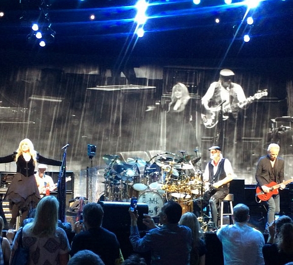Fleetwood Mac performing onstage in Sydney, Australia