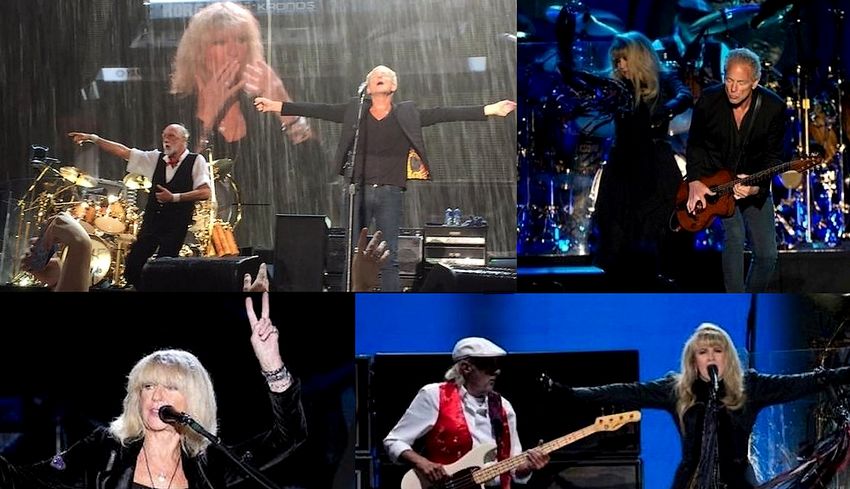 Fleetwood Mac photo collage