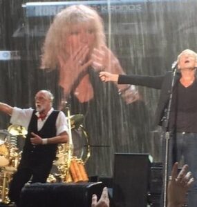 Fleetwood Mac live in the rain at Domain Stadium