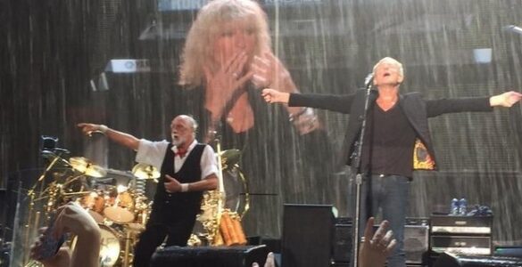 Fleetwood Mac live in the rain at Domain Stadium