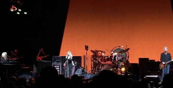 Fleetwood Mac onstage at Rod Laver Arena