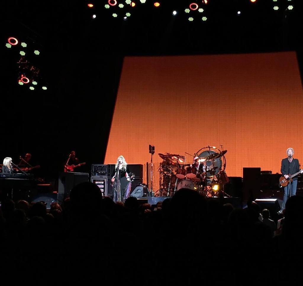 Fleetwood Mac onstage at Rod Laver Arena