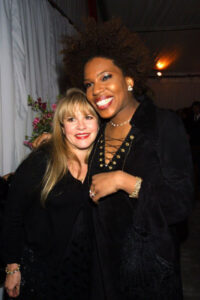 Stevie Nick with R&B artist Macy Gray