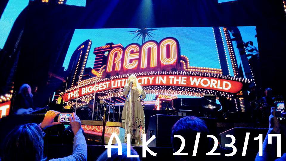 Stevie Nicks 24 Karat Gold Tour Reno Nevada February 23, 2017
