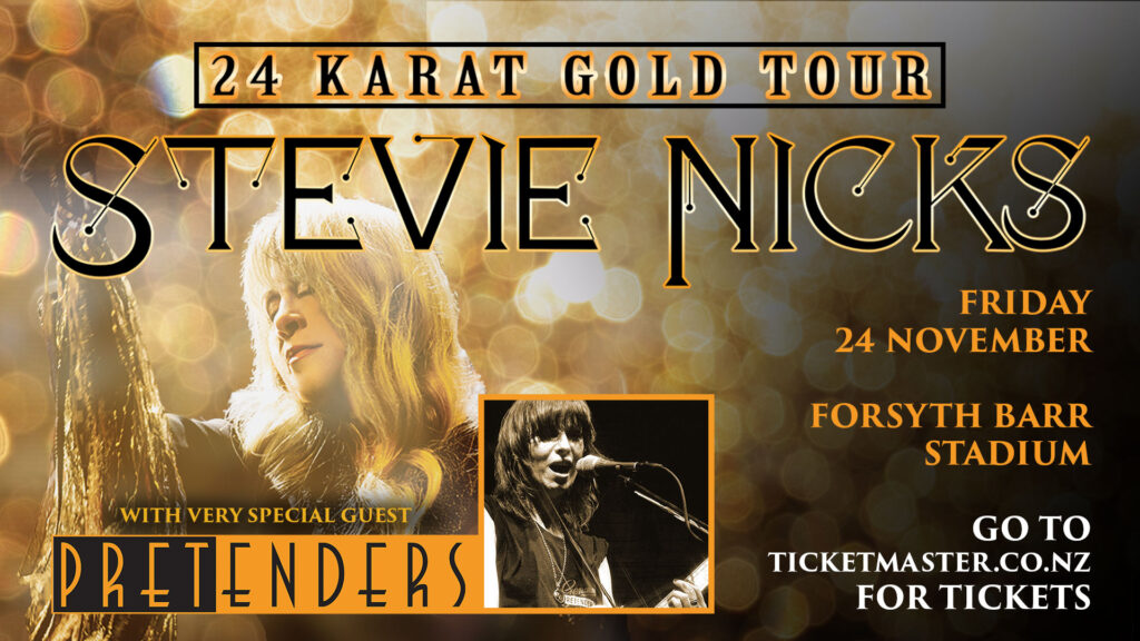 24 Karat Gold Tour, Forsyth Barr Stadium, Dunedin, New Zealand, The Pretenders