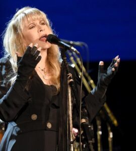 Stevie Nicks of Fleetwood Mac performs onstage during The Classic West at Dodger Stadium in July (Kevin Mazur / Getty Images)