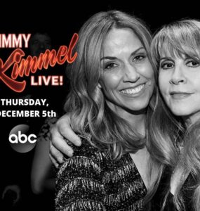 Stevie Nicks, Sheryl Crow, Jimmy Kimmel Live, December 5 2019