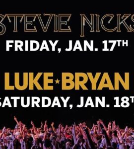 Stevie Nicks, Luke Bryan, PGA Tour, PGA West, La Quinta CA, January 2020