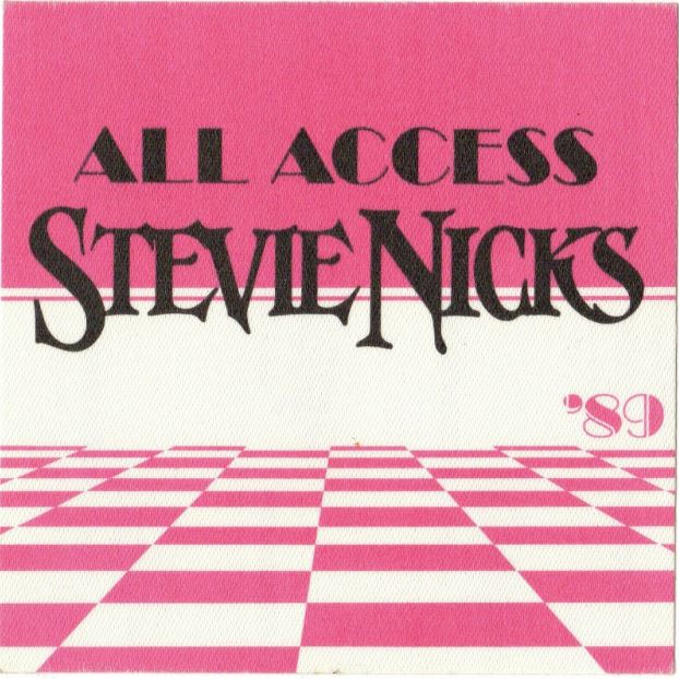 Stevie Nicks All Access backstage pass