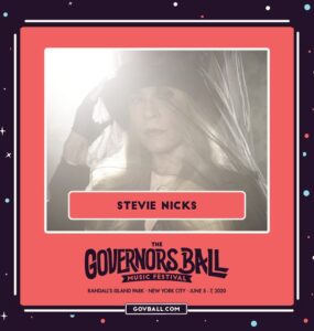 Stevie Nicks Governors Ball Music Festival New York June 2020