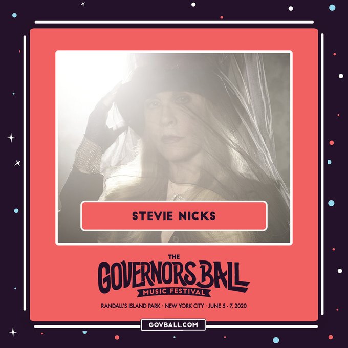 Stevie Nicks Governors Ball Music Festival New York June 2020