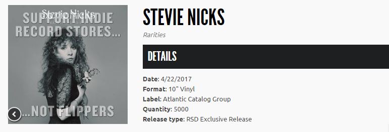 Stevie Nicks Rarities 1981-1983