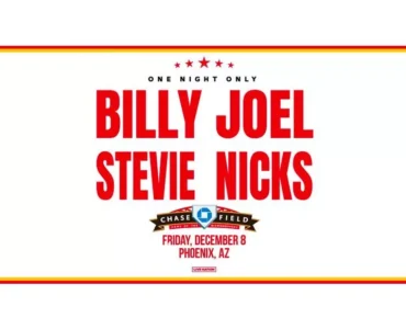 Billy Joel and Stevie Nicks banner
