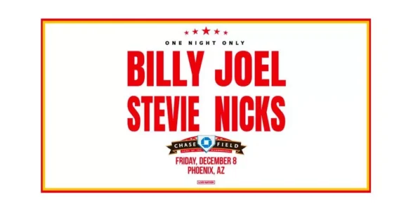 Billy Joel and Stevie Nicks banner